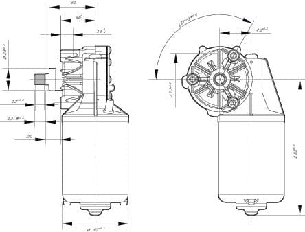 Bosch Elektrik Yedek Parça Cam silecek motoru küçük görsel 6