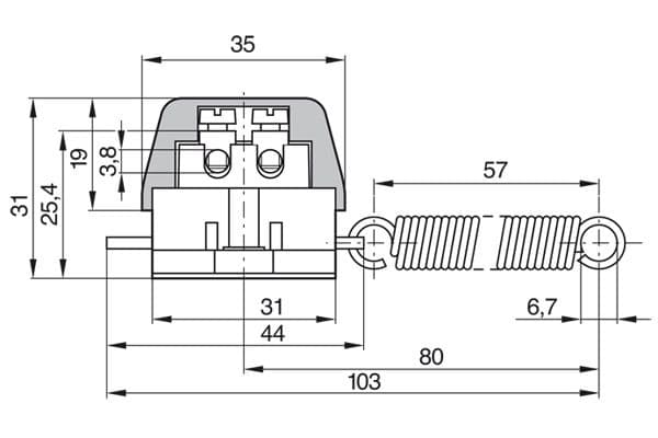 Bosch Elektrik Yedek Parça Şalter, puşbuton küçük görsel 7