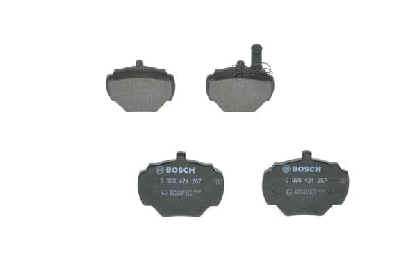Bosch BP129 Diskli fren balatası seti; arka küçük görsel 3