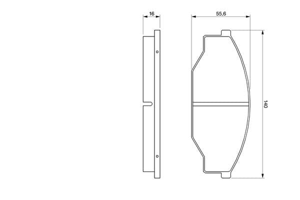 Bosch BP193 Diskli fren balatası seti; ön küçük görsel 8