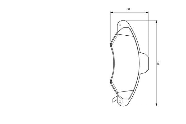 Bosch BP361 Diskli fren balatası seti; ön küçük görsel 6