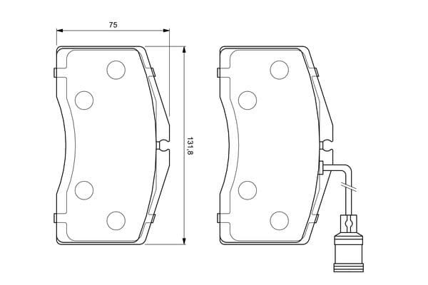 Bosch BP380 Diskli fren balatası seti; ön küçük görsel 6