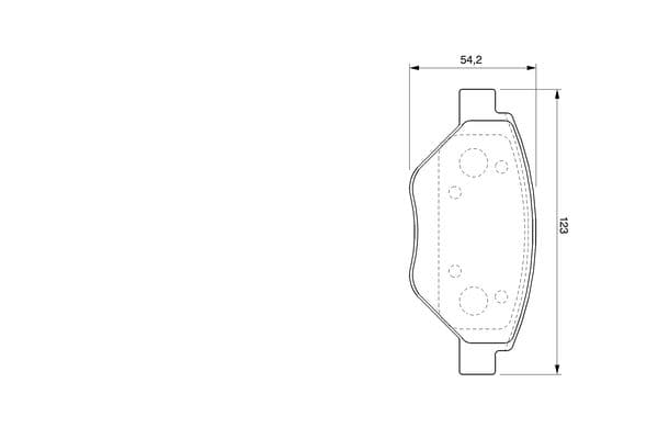 Bosch BP478 Diskli fren balatası seti; ön küçük görsel 8