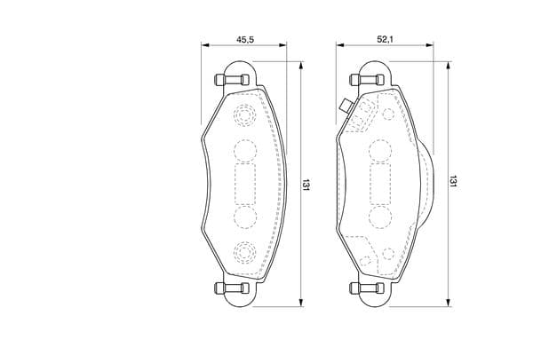 Bosch BP929 Diskli fren balatası seti; ön küçük görsel 6