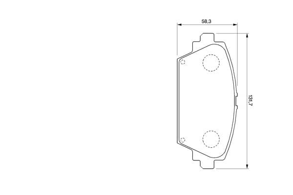 Bosch BP932 Diskli fren balatası seti; ön küçük görsel 5