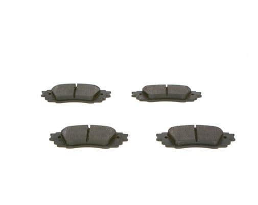 Bosch BP2455 Diskli fren balatası seti; arka küçük görsel 5