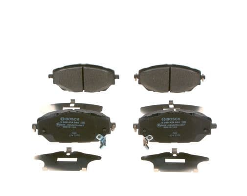 Bosch BP2488 Diskli fren balatası seti; ön 1