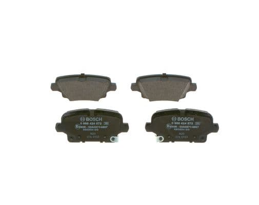 Bosch BP2495 Diskli fren balatası seti; arka 1
