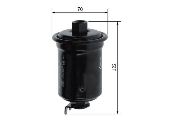 Bosch F 0107 Yakıt filtresi, Benzin enjeksiyonu küçük görsel 5