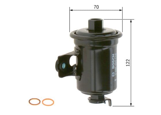 Bosch F 0110 Yakıt filtresi, Benzin enjeksiyonu küçük görsel 5
