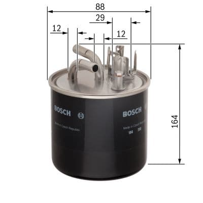 Bosch N 0509 Akaryakıt besleme borusu süzgeci 1