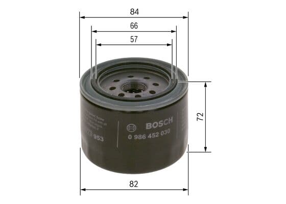 Bosch P 2019 Yağ filtresi küçük görsel 5