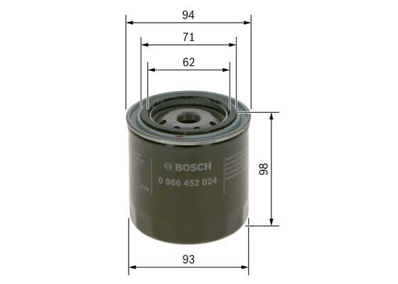 Bosch P 2024 Yağ filtresi 1