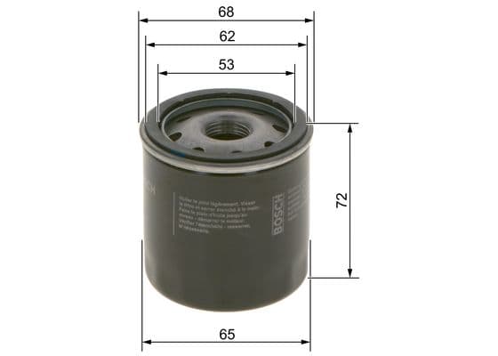 Bosch P 2028 Yağ filtresi 1
