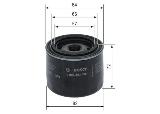 Bosch P 2035 Yağ filtresi 1