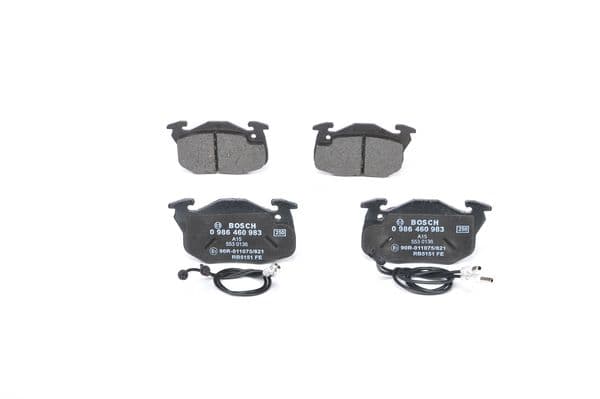 Bosch BP552 Diskli fren balatası seti; ön 1