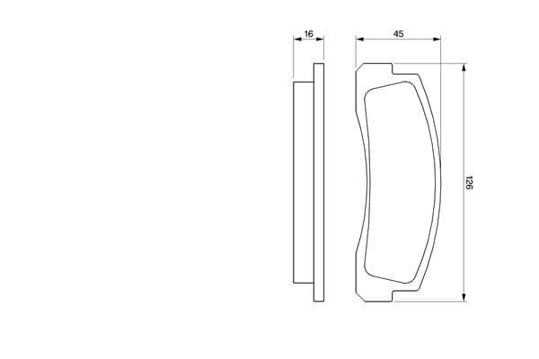 Bosch BP688 Diskli fren balatası seti; ön küçük görsel 5