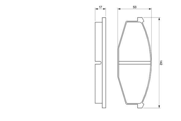 Bosch BP730 Diskli fren balatası seti; ön küçük görsel 6
