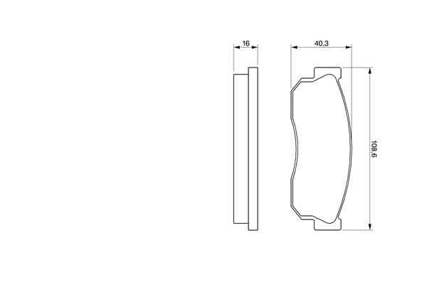 Bosch BP753 Diskli fren balatası seti; ön küçük görsel 6