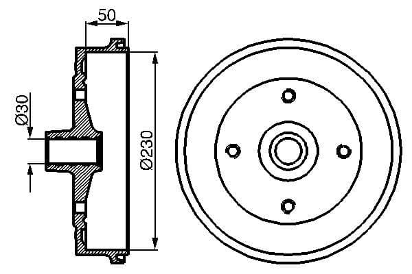 Bosch DB106 Fren tamburu küçük görsel 5