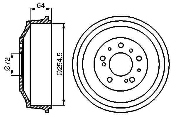 Bosch DB107 Fren tamburu küçük görsel 5
