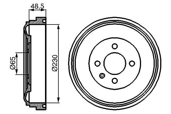 Bosch DB112 Fren tamburu 1