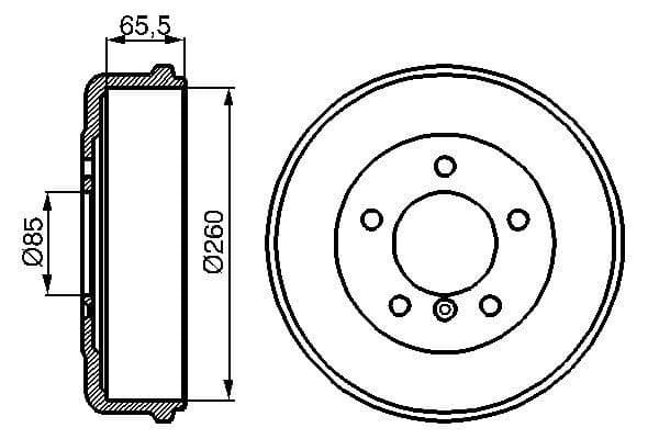 Bosch DB113 Fren tamburu küçük görsel 5