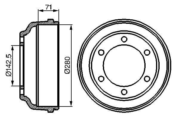 Bosch DB122 Fren tamburu küçük görsel 5