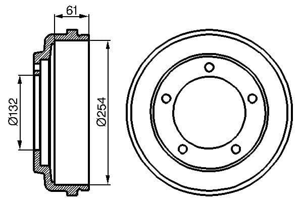 Bosch DB123 Fren tamburu küçük görsel 5