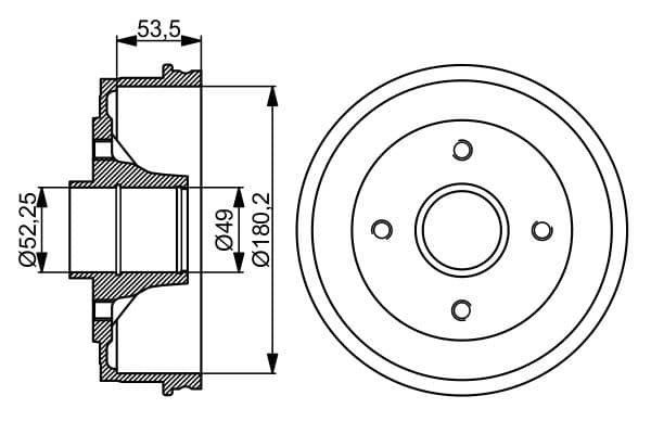 Bosch DB136 Fren tamburu küçük görsel 5