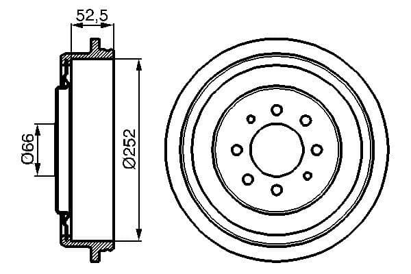 Bosch DB142 Fren tamburu küçük görsel 5