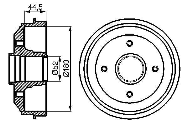 Bosch DB145 Fren tamburu küçük görsel 5