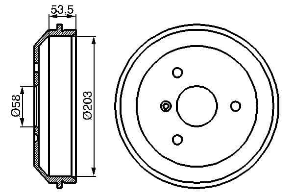 Bosch DB178 Fren tamburu küçük görsel 5