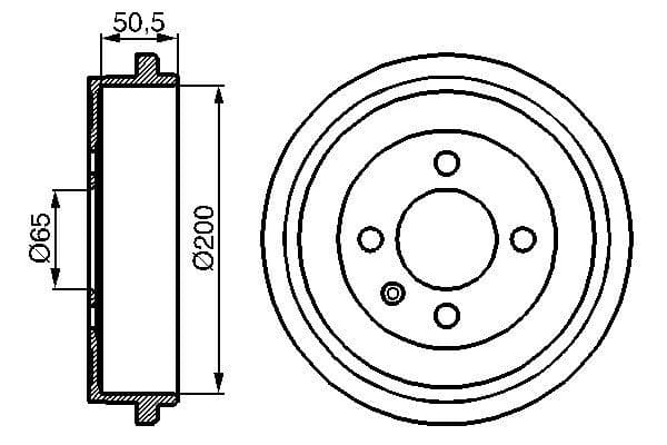 Bosch DB181 Fren tamburu küçük görsel 5