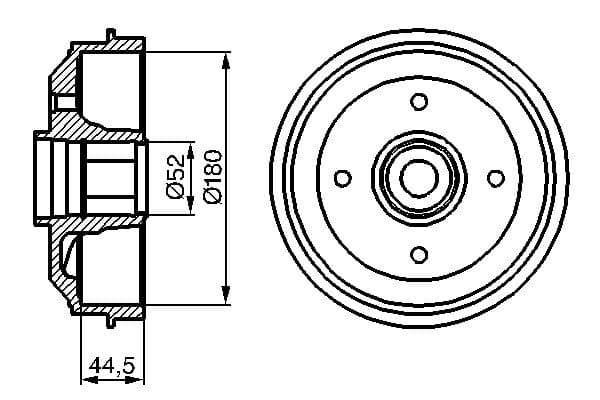 Bosch DB187 Fren tamburu küçük görsel 5