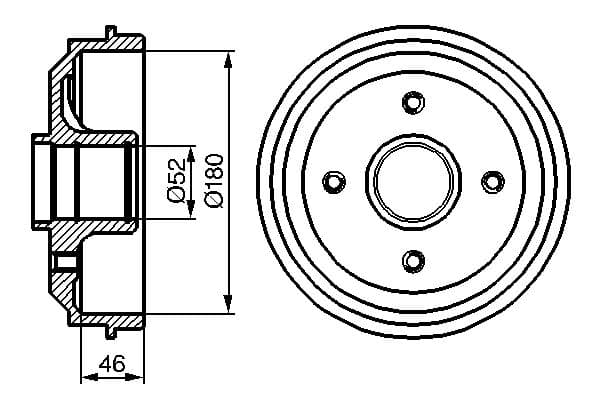 Bosch DB190 Fren tamburu küçük görsel 5
