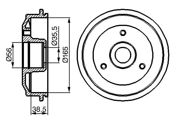 Bosch DB192 Fren tamburu küçük görsel 5