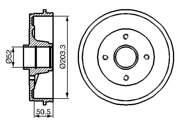 Bosch DB194 Fren tamburu küçük görsel 5