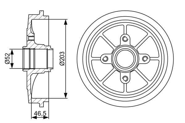 Bosch DB200 Fren tamburu küçük görsel 5