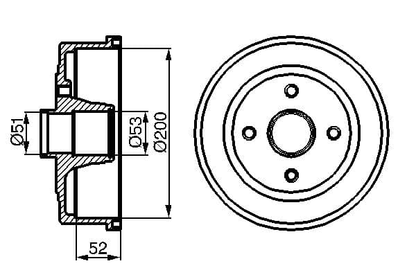 Bosch DB206 Fren tamburu küçük görsel 5