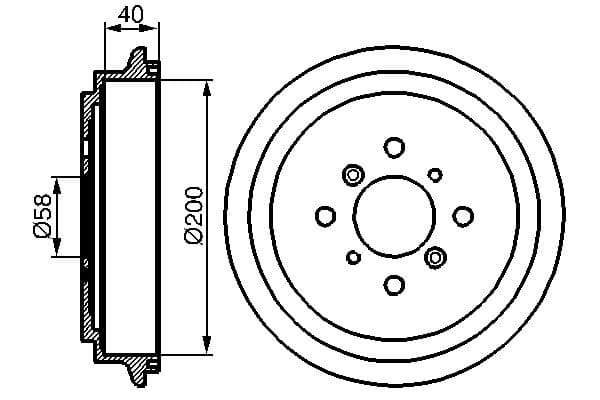 Bosch DB212 Fren tamburu küçük görsel 5