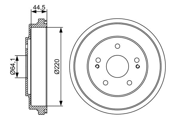 Bosch DB218 Fren tamburu küçük görsel 5
