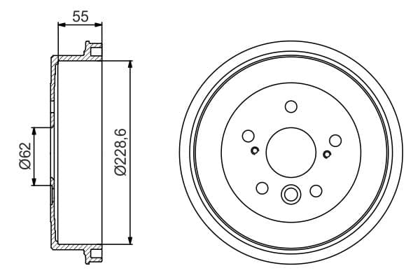 Bosch DB239 Fren tamburu küçük görsel 5
