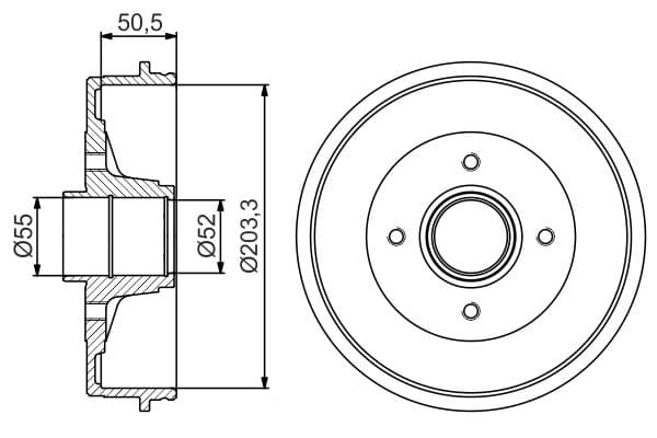 Bosch DB243 Fren tamburu küçük görsel 5