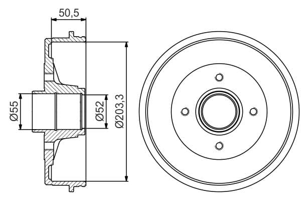 Bosch DB244 Fren tamburu küçük görsel 5