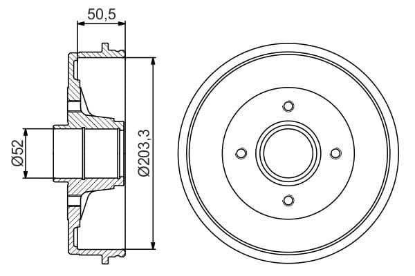 Bosch DB246 Fren tamburu küçük görsel 5