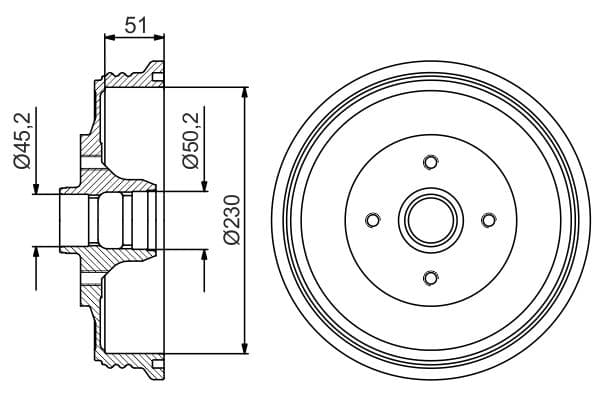 Bosch DB249 Fren tamburu küçük görsel 5