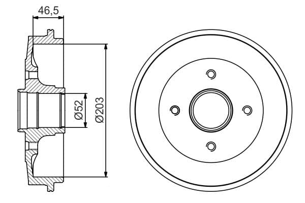 Bosch DB255 Fren tamburu küçük görsel 5