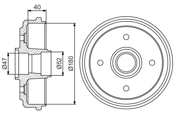 Bosch DB263 Fren tamburu küçük görsel 5