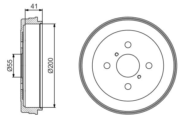 Bosch DB270 Fren tamburu küçük görsel 5